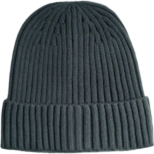 FWRD Glacier Ribbed Beanie Charcoal